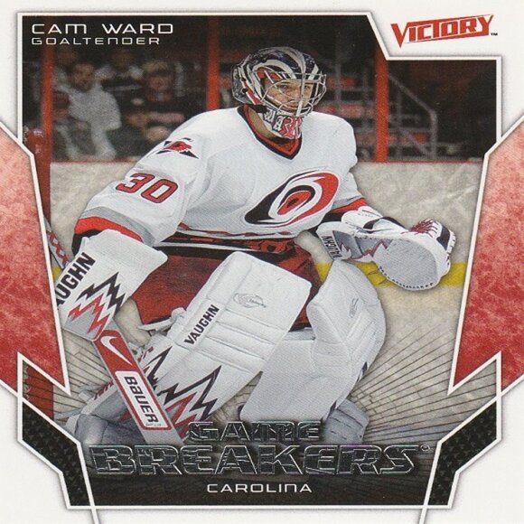 Cam Ward (Carolina Hurricanes) - Set Of 3 NHL Hockey Cards - Picture 3 of 4